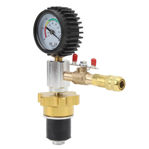 Vacuum Antifreeze Change Fill Kit For Cars Vans SUVs And Trucks Pneumatic Radiator Cooling System brass gauge component