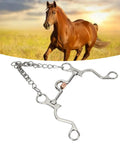 Copper Roller Horse Bit With Stainless Steel Construction for equestrian riding, smooth operation, 120mm size bit and horse image