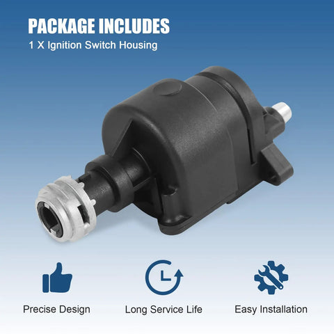 Harley Touring Ignition Switch Housing Replacement 71400012B-003 For Electra Glide Road Glide Street Glide Ultra Limited And Tri Glide 2014-2024 An Easy Install Aftermarket Part Built For Peak Reliability black ignition switch housing