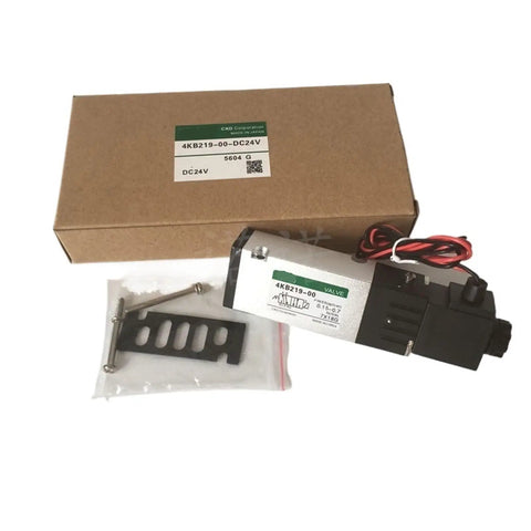 Top Quality Solenoid Directional Valve 4KB219-00-D24 Plate Installation For Pneumatic Systems AC220V DC24V with accessories.