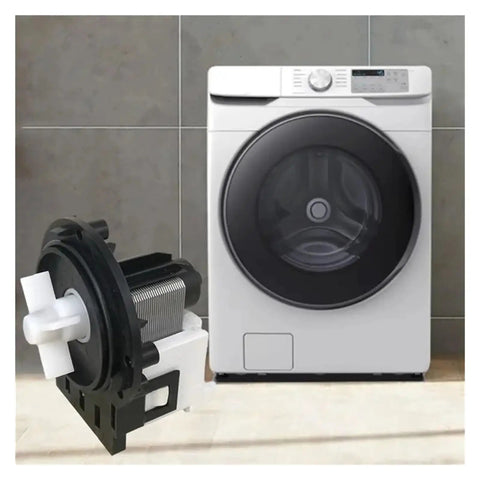 Heavy Duty Washer Drain Pump Motor Assembly Perfect Fix For Noisy排水 Issues Quiet Operation Smooth Water Discharge Ensures Reliable Cleaning Cycles Easy Install Replacement Part Fits Most Standard Top Loading Machines Durable Construction Built To Last