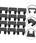 12 Piece Outdoor Furniture Clips For Sofa And Patio Wicker Chairs Easy To Install No Tools Needed Sturdy Rattan Connectors