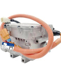 Electric AC Compressor Straight Swap for BYD Qin EV Climate Control System, featuring orange wiring, compact design, direct fit.