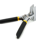 Heavy Duty Sheet Metal Hand Seamer With Straight Bending Pliers Pro Grade Manual Metal Bender Tool for Steel and Plastic with comfort grips.