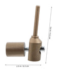 Side view of PPR Repair Tool With Hot Melt PE Welding Rods For Quick Leak Fixes showing dimensions 2.5 x 3.6 inches.