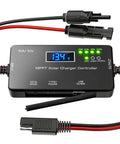High Efficiency 12V 10A MPPT Solar Charge Controller With LCD Display And Type C USB Output Compatible With LiFePO4 AGM Gel Batteries