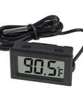 Digital thermometer from Six Pack Digital Thermometer Set With 1M Waterproof NTC Probe For Car, 90.5°F shown on display.