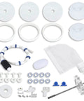 Polaris Zodiac Pool Cleaner 280 Rebuild Kit With Wheel Set Drive Shaft Turbine Bearings Sweep Hose All Purpose Bag and Tailsweep Pro for 180 280 TR28P Models Plug and Play Install