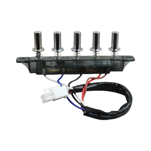 Universal Range Hood Push Button Switch Keyboard Control Board For 5 Button Or 4 Button Hoods, front view, durable part.