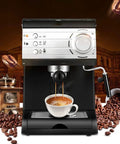 All In One Coffee And Espresso Maker With Auto Brew Detect And High Pressure Extraction, Built In Milk Frother
