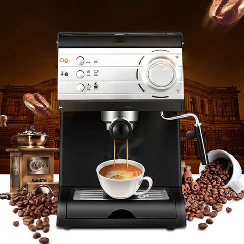 All In One Coffee And Espresso Maker With Auto Brew Detect And High Pressure Extraction, Built In Milk Frother