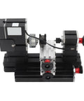 Eryue 60w Mini Metal Lathe With 12000Rpm Motor For Precision Machining Soft Metals And Wood, compact benchtop design.