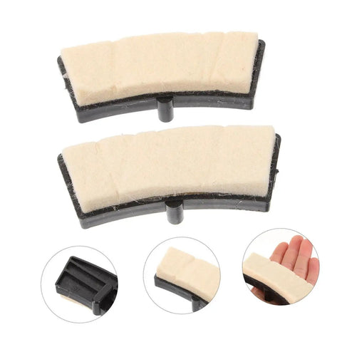 Quiet Indoor Cycle Brake Pads Replacement Set for Exercise Bike showing anti-slip pads and smooth braking features