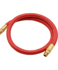 Hybrid Air Hose 3 Feet Length 3 Eighth Inch ID Kink Free Heavy Duty Brass One Quarter Inch NPT Fittings 300 PSI Working Pressure