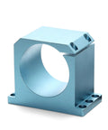 69mm Aluminum CNC Spindle Holder Mount Built For PROVerXL 6050 Plus CNC Machine Beefed Up Stability Quiet Operation Smoother And More Precise Cuts Compatible With 69mm Spindle Motors Or Trimmer Routers, blue aluminum mount