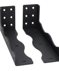 Heavy Duty Floating Shelf Bracket Made Of Carbon Steel Built Tough Rust Resistant Frosted Black Finish Wall Mounted Shelf Bracket With 80 Lb Load Capacity