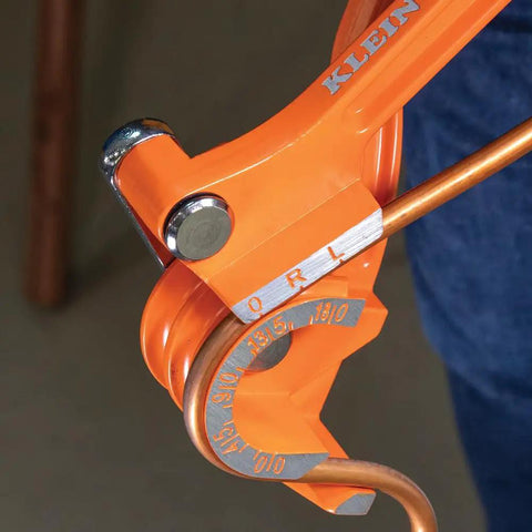 3-In-1 Tube Bender for 1/4, 5/16, and 3/8 inch tubing bends soft copper, aluminum, and thin-walled steel up to 180 degrees