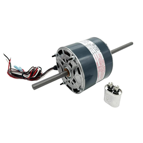RV Air Conditioner Fan Motor 1/3HP 115V Dual Speed with Capacitor Included, replacement part for RVs and Campers.