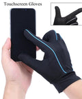 Summer Cooling Driving And Cycling Gloves For Women And Men Full Finger Touchscreen Non Slip Outdoor Sunblock Glove in use with smartphone