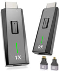 No Fuss Plug And Play Wireless HDMI Transmitter And Receiver Kit With 328Ft Range 4K Decoding And 1080P Output components