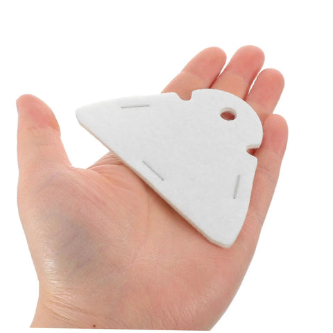 Heavy Duty Felt Gasket For High Temperature Air Heater Pump Core Replacement White Felt Sealing Pad With Superior Oil Absorption For Industrial Workshop And Garage Heating Systems, hand-held