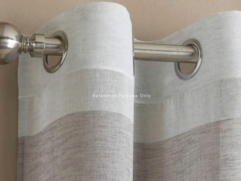 1.5 Inch Grommet Tool Kit for Curtains and Drapes for DIYers with Setter, showing grommets installed on curtain rod