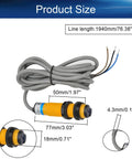 Specular Reflection Photoelectric Sensor Switch 2M Detection Distance NPN NO 3 Wire DC Output E3F-R2NK with cable measurements