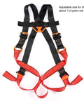 Kids Full Body Safety Harness for Outdoor Adventures Built Tough for Tree Climbing Zipline Caving and Rappelling Fun Training