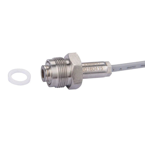 Airless Sprayer Pressure Transducer 243222 Pro Grade Compatible With Graco Sprayers shown with stainless steel body