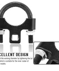 Beast Pro Grade Inner Tie Rod Removal Tool 27 To 42mm Hex Wrench close-up with bolts and non-slip teeth design, heavy-duty use.