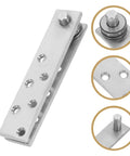 Heavy Duty Stainless Steel Hidden Door Hinge Kit For Wooden Doors With 360 Degree Pivot Concealed Upper And Lower Hinges detail