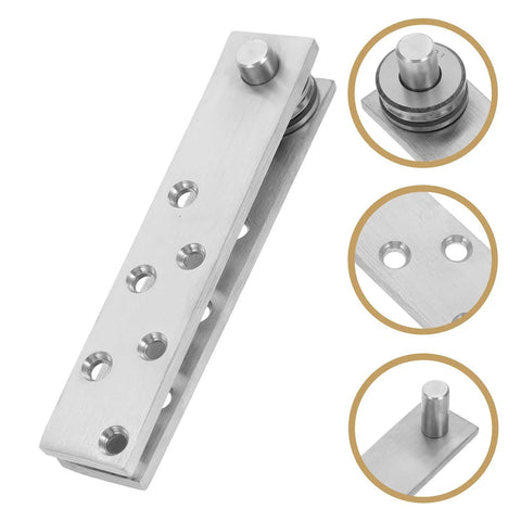 Heavy Duty Stainless Steel Hidden Door Hinge Kit For Wooden Doors With 360 Degree Pivot Concealed Upper And Lower Hinges detail
