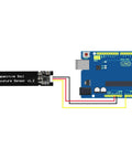 Arduino setup with Capacitive Soil Moisture Sensor for Arduino, Corrosion-Resistant Moisture Detector for Garden Watering and DIY Projects, Accurate Readings, Pack of 2 Units