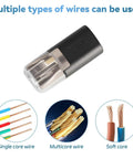 Dual Wire Plug In Connectors With Buckle Terminal Block Waterproof Cable Clamps For Quick Snap Installation No Tools Required Great For DIY Projects Model Kits And Low Voltage Decor 40 Pieces with multiple wire compatibility