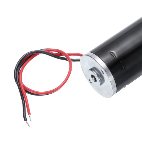 12V High Torque Turbine Worm Geared Motor 8mm Shaft 50 RPM with wire for fireplaces and small appliances