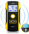6 In 1 Wall Stud Finder And Detector With Updated Positioning Hole, digital display showing detection modes and USB charging port