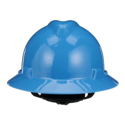 Front view of V-Gard Full-Brim Hard Hat With Fas-Trac III Ratchet Suspension Polyethylene Shell For Top-Notch Impact Protection