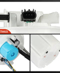 Close-up of Electric Fuel Pump Module Assembly With Sending Unit For Chevy Silverado 2500 HD 3500 HD And GMC Sierra 2011-2016