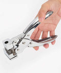 Heavy Duty T Slot Hole Punch Handheld Tool For ID Cards Plastic Cardstock Cardboard And PVC With Sharp Visible Blade Edge