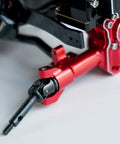 Two Piece Steel Front Axle Drive Shaft CVD Set for Axial SCX24 C10 JLU Bronco Gladiator Deadbolt Upgrades Parts Heavy Duty