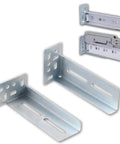 Badass Face Frame Rear Mounting Brackets 5 Pairs For Drawer Slide Cabinet Hardware With Screws Built Legit Heavy Duty Alloy Steel, shown from above and side.