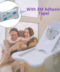 Kid Safe Sliding Door Lock For Baby Proofing And Child Safety, Window Stopper For Vertical Windows, Sliding Glass Door Lock Kit, Easy Install Two Pack, Perfect For Home, Balcony, Kitchen And Bathroom Security white ABS lock with 3M tape on sliding window