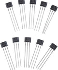 10 Pack Linear Hall Effect Sensors 49E OH49E SS49E for Precision Magnetic Field Detection and Position Sensing in Industrial Electronics