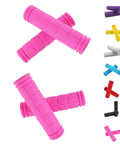 Non Slip Bike Handlebar Grips For Kids Bikes Two Pairs Soft Grippy Tpr Rubber Bar Wraps Four Point Seven Inch 22mm Inner Diameter