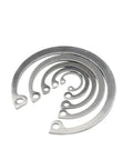 Heavy Duty Snap Retaining Ring M8 To M120 In 316 Stainless Steel C Type Internal Circlip For Holes assorted sizes