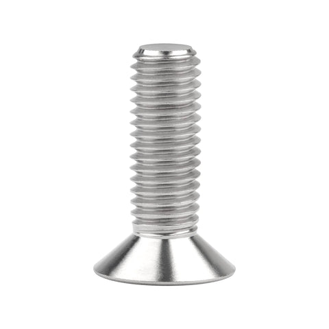 Go-To Heavy Duty Titanium M8x25mm Flat Head Countersunk Bolt Pack Of 4 DIN 7991 Full Thread Grade 5 6AL4V Titanium Alloy