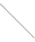 5 Pairs Hard-Hitting Hella Smooth Plastic Drawer Rails Side Mount Screw-On 11-Inch White 3/4 Extension, single track view.