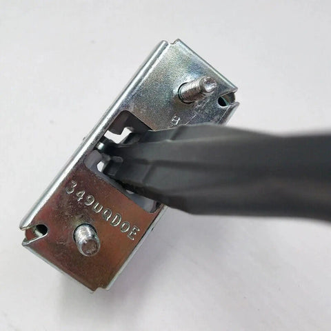 Close-up of Vauxhall Astra J Door Hinge Replacement Set Front Right And Left featuring heavy duty metal and ABS construction