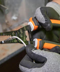 Electrician Insulated Wire Stripper And Cutter With 1000V Rating And VDE Certified Three Part White Warning Insulation in use