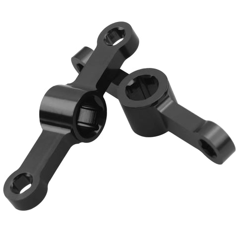 Two Piece Propeller Quick Release Wrench Kit For M3 M4 M5 Hex Nuts Includes Dual Size Hex Cutouts Aluminum Alloy Black